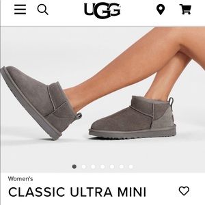 UGG Classic Ultra Mini Grey